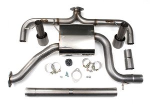ES#2828277 - SSXVW274 - 3" Cat-Back Exhaust System - Non-Resonated - Get that Exhaust tone you've been looking for! Features 3" construction with 4" Titanium "GT100" style tips. - Milltek Sport - Volkswagen