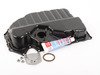 ES#2915222 - 06J103600AF2KT - Oil Pan With Level Sensor Cover - Includes Oil Pan, sensor hole cover, gasket, sealant, and cover retaining hardware - Assembled By ECS - Volkswagen