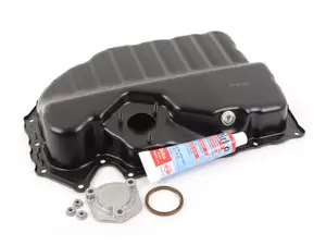 Oil Pan With Level Sensor Cover