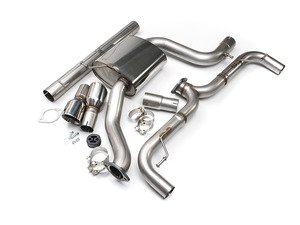 ES#2828276 - SSXVW273 - 3" Cat-Back Exhaust System - Non-Resonated - Get that Exhaust tone you've been looking for! Features 3" construction with 4" Polished "GT100" style tips. - Milltek Sport - Volkswagen
