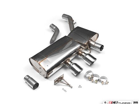 ES#2828151 - SSXVW134 - 2.75" Cat-Back Exhaust System - Resonated - Get that Exhaust tone you've been looking for! Features polished tips. - Milltek Sport - Volkswagen
