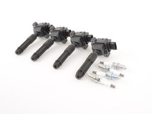 ES#2770363 - 0001502880KT1 - Ignition Service Kit - Includes four Beru coil packs and four NGK spark plugs - Assembled By ECS - Mercedes Benz