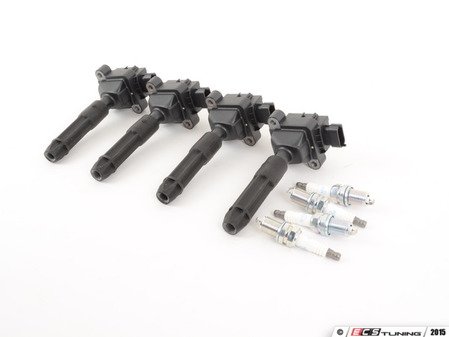 ES#2770363 - 0001502880KT1 - Ignition Service Kit - Includes four Beru coil packs and four NGK spark plugs - Assembled By ECS - Mercedes Benz