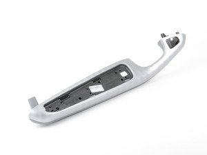 ES#186924 - 72127050633 - Front Left Armrest - Aluminum/Grey - Fits both coupe and convertible models - Genuine BMW - BMW