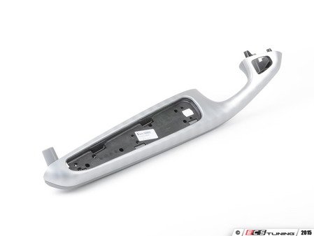 ES#186924 - 72127050633 - Front Left Armrest - Aluminum/Grey - Fits both coupe and convertible models - Genuine BMW - BMW