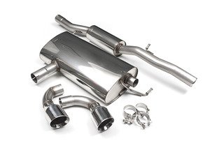 ES#2828154 - SSXVW137 - MK4 R32 2.5" Cat-Back Exhaust System - Resonated - Get that Exhaust tone you've been looking for, features a "GT100" style tip! - Milltek Sport - Volkswagen
