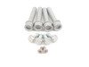 ES#2877409 - wht003250KT - Rear Pad And Rotor Installation Kit - Basic  - All the caliper hardware and wear components for a clean and proper brake install - Genuine Volkswagen Audi - Volkswagen
