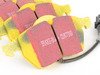 ES#517832 - dp41330r - Front YellowStuff Performance Brake Pad Set - EBC's premium sport street pad that offers high friction levels and heat fade resistance - EBC - Audi Volkswagen