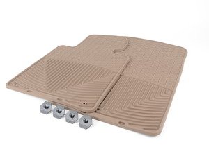 ES#2194891 - W24TN - Front All-Weather Floor Mats - tan - All-weather protection to endure the harshest conditions - WeatherTech - BMW Porsche