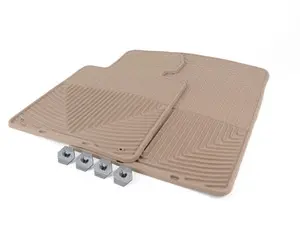 Front All-Weather Floor Mats - tan