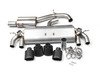 ES#2828261 - SSXVW258 - Valved Cat-Back Exhaust System - Resonated - Get that Exhaust tone you've been looking for! Features 3" construction with quad cerakote black oval tips. - Milltek Sport - Volkswagen