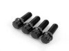 ES#2795758 - 003901ECS35BB -  Ball Seat Locking Wheel Bolt Kit - Black zinc coated wheel lock bolts made specifically for OE wheels. M14x1.5x35mm - ECS - Audi Volkswagen