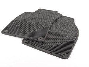 ES#2194996 - W67 - Front All-Weather Floor Mats - Black - All-weather protection to endure the harshest conditions - WeatherTech - Audi
