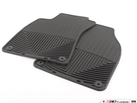 ES#2194996 - W67 - Front All-Weather Floor Mats - Black - All-weather protection to endure the harshest conditions - WeatherTech - Audi