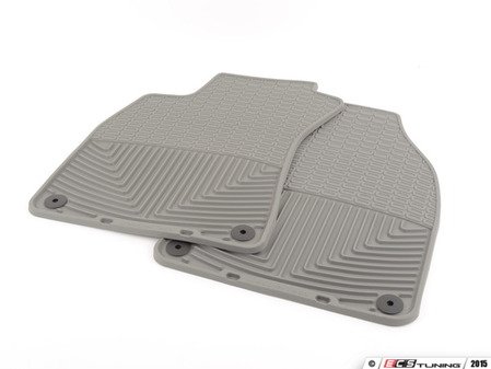 ES#2194997 - W67GR - Front All-Weather Floor Mats - Grey - All-weather protection to endure the harshest conditions - WeatherTech - Audi