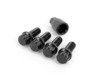 ES#2795760 - 003901ECS28BB -  Ball seat Locking Wheel bolt Kit - Black zinc coated wheel lock bolts made specifically for OE wheels. M14x1.5x28mm - ECS - Audi Volkswagen