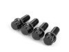 ES#2795760 - 003901ECS28BB -  Ball seat Locking Wheel bolt Kit - Black zinc coated wheel lock bolts made specifically for OE wheels. M14x1.5x28mm - ECS - Audi Volkswagen
