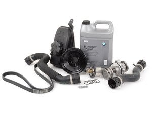 ES#2777069 - 11517839062KT3 - Cooling System Refresh Kit - Level 2 - Service your drive belt while servicing your cooling system - Assembled By ECS - BMW