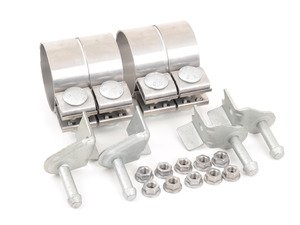 ES#2739331 - 18307536426KT - Rear Muffler Installation Kit - Includes all mounting hardware and clamps. To replace both rear mufflers - Genuine BMW - BMW
