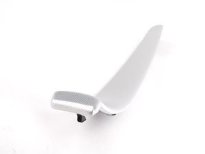 ES#439441 - 8E0867409R25W - Front Door Trim - Aluminum (Silver) - Left - Replace your cracked or scuffed plastic door trim - Genuine Volkswagen Audi - Audi