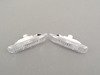 ES#2748987 - HBE46SM-2DX-C - Clear Fender Side Marker Set - Direct replacement for your amber fender side markers - Depo - BMW