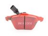 ES#520367 - DP31510C - RedStuff Performance Front Brake Pad Set - High performance street pad, featuring Kevlar technology. (Square/round sensors) - EBC - Audi