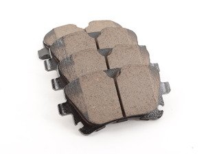 ES#2063841 - EUR1018 - Rear Euro Ceramic Brake Pad Set - (NO LONGER AVAILABLE) - For those looking for a low dust replacement brake pad - Akebono - 
