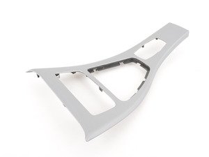ES#1875825 - 51167898999 - Center console trim - Glacier silver - Genuine BMW - BMW
