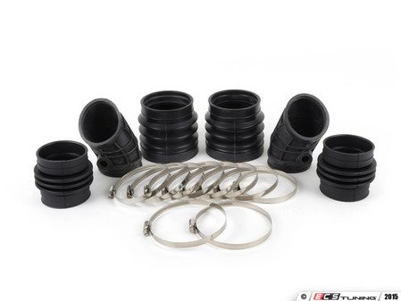 ES#2863083 - 13711733301KT - Intake Boot Kit - Replace all your intakes boots at once to ensure a leak free intake system. Featuring brand new boots and premium ECS stainless steel hose clamps. - Assembled By ECS - BMW