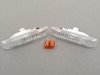 ES#2748987 - HBE46SM-2DX-C - Clear Fender Side Marker Set - Direct replacement for your amber fender side markers - Depo - BMW