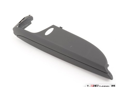 ES#517682 - 8T186717324A - Door Armrest - Sabre (Black) - Left - This piece doubles as both the left side armrest and door pull trim - Genuine Volkswagen Audi - Audi