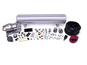 ES#1895353 - 27666 - Four-Way Air Management System - Manual Controls - Complete kit with manual valves, 1/4" line & a 5-gallon air tank - Air Lift - 
