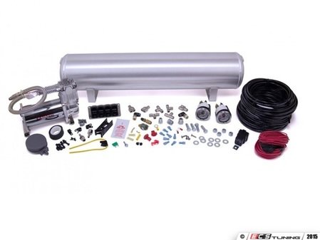 ES#1895353 - 27666 - Four-Way Air Management System - Manual Controls - Complete kit with manual valves, 1/4" line & a 5-gallon air tank - Air Lift - 