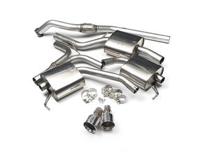 ES#4159530 - B8A4NONRESONATED - Performance Cat-Back Exhaust - Non-Resonated - Milltek Sport - Audi