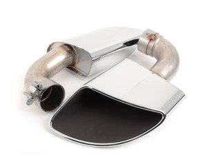 ES#2864666 - 7p6253681sKT - Touareg Angular-Oval Exhaust Tip Kit - Add Flare to your exhaust with this Diesel Touareg Exhaust tip kit - Genuine Volkswagen Audi - Volkswagen