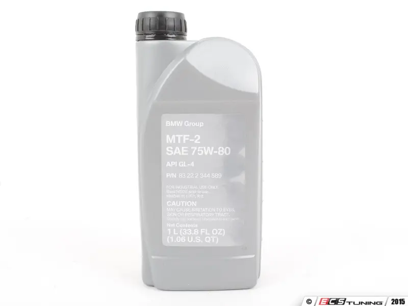 Original BMW MTF-2 Transmission Fluid – 1L – SAE 75W-80, API GL-4 (83222344589)