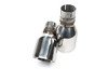 ES#2827419 - SSXAU295 -  Cat-Back Exhaust System - Non-Resonated - 2.25" stainless steel with dual GT 100mm polished tips - Milltek Sport - Audi
