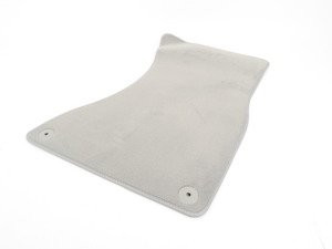 ES#2164897 - 4G1863691AGK6 - Front Carpeted Floor Mats - Titanium Grey - Protect your interior carpet - Genuine Volkswagen Audi - Audi