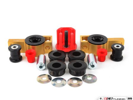 ES#2582093 - W0503KT3 - Polyurethane Bushing Kit - Stage 2 - Replace the rubber in your suspension with polyurethane for a sportier feel - Assembled By ECS - Volkswagen