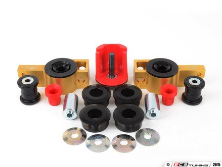 ES#2582090 - W0503KT2 - Polyurethane Bushing Kit - Stage 2 - Replace the rubber in your suspension with polyurethane for a sportier feel - Assembled By ECS - Volkswagen