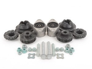 ES#2707817 - 4F0412377DKT - Cup Kit/Coilover Installation Kit - Everything you need for a quick and easy install - Assembled By ECS - Audi