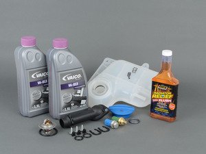 ES#2608133 - 06B121121LKT - Cooling System Refresh Kit - Level 2 - Replace your thermostat, temp sensors, and expansion tank after performing a proper coolant system flush! - Assembled By ECS - Audi