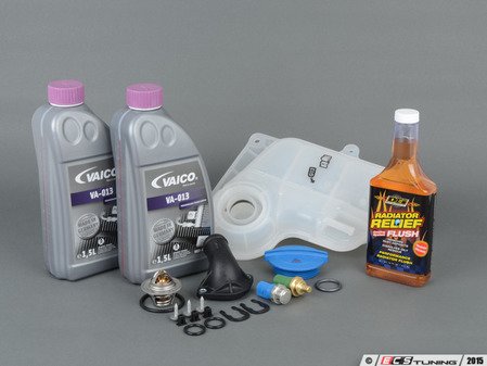 ES#2608135 - 030121121BKT3 - Cooling System Refresh Kit - Level 2 - Replace your thermostat, temp sensors, and expansion tank after performing a proper coolant system flush! - Assembled By ECS - Audi