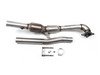 ES#2827341 - SSXAU200 - 3" Cast Downpipe With High Flow Sport Catalytic Converter - Stainless steel 3" downpipe with HJS sport catalytic converter designed to work with 2.75" cat-back exhaust systems. - Milltek Sport - Audi Volkswagen