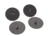 ES#2745137 - 51477324843 - Gray Seam Floor Mat Carpet Set Front - Priced As Set - Replace or upgrade to factory MINI carpets : black velour with gray piping : Satellite Gray - Genuine MINI - MINI