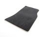 ES#2745137 - 51477324843 - Gray Seam Floor Mat Carpet Set Front - Priced As Set - Replace or upgrade to factory MINI carpets : black velour with gray piping : Satellite Gray - Genuine MINI - MINI