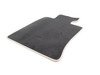 ES#2745137 - 51477324843 - Gray Seam Floor Mat Carpet Set Front - Priced As Set - Replace or upgrade to factory MINI carpets : black velour with gray piping : Satellite Gray - Genuine MINI - MINI