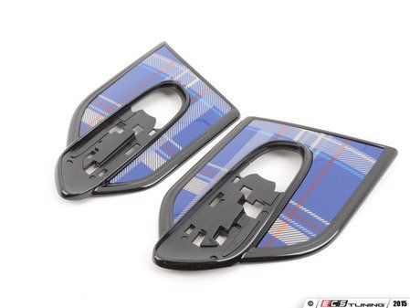 ES#2745081 - 51142355379 - Side Scuttle Set - Speedwell Blue - Unique MINI design that attaches to the side corner panel - Genuine MINI - MINI
