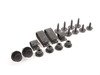 ES#2807115 - 4g8075111KT - Front & Rear Splash Guard Kit - Includes front & rear splash guards with retaining hardware to stop debris from being thrown into your vehicle. - Genuine Volkswagen Audi - Audi