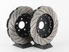 ES#2856010 - 003523ECS01AKT -  Front Big Brake Kit - Stage 2 - 2-Piece Tru-Float Scalloped Rotors (345x30) - Upgrade your brake system to the 4-piston Brembo Q5 calipers with ECS Tru-Float scalloped rotors - ECS - Audi